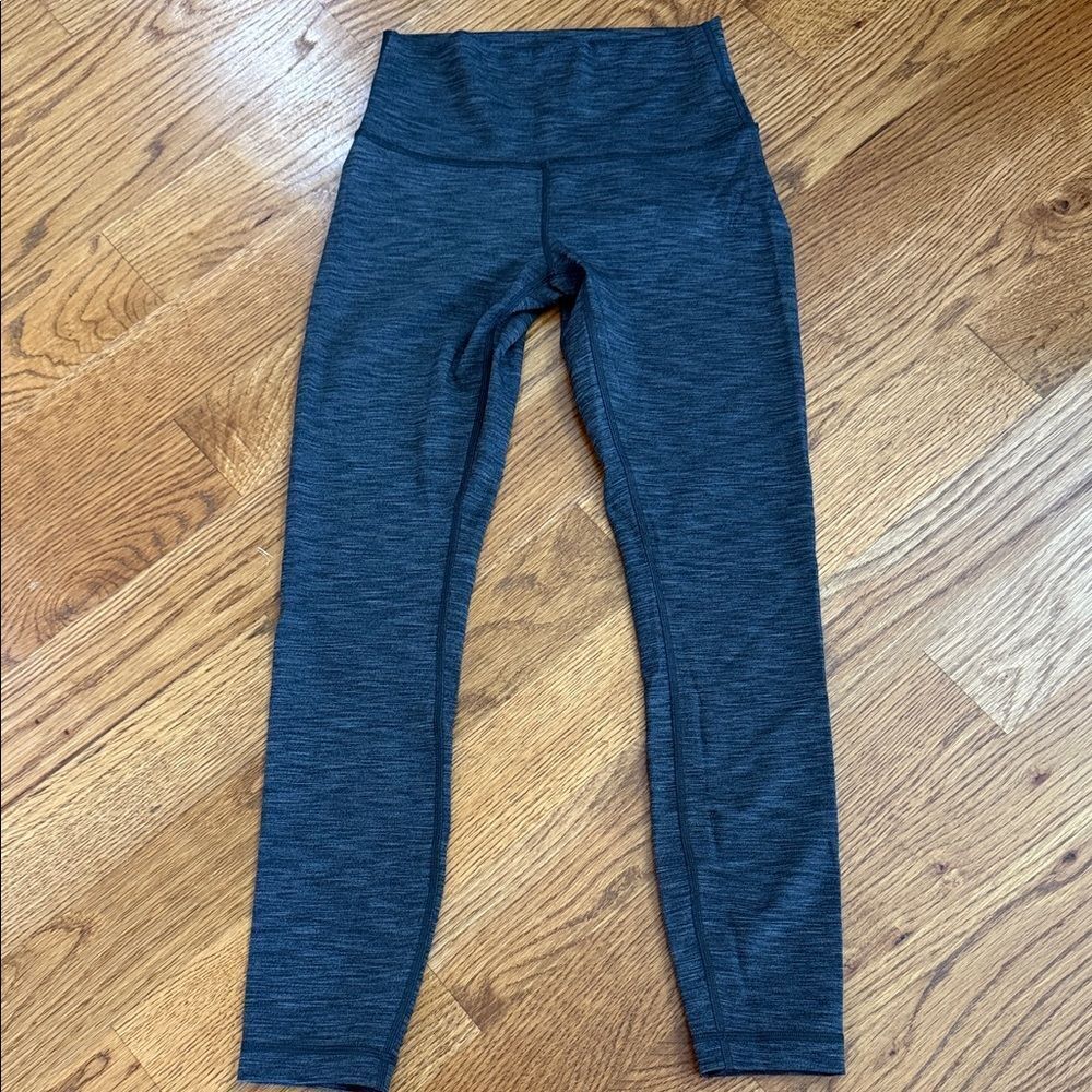 Lululemon Align Leggings Size 4 Dark Gray High Rise Nulu Yoga Pants Athleisure